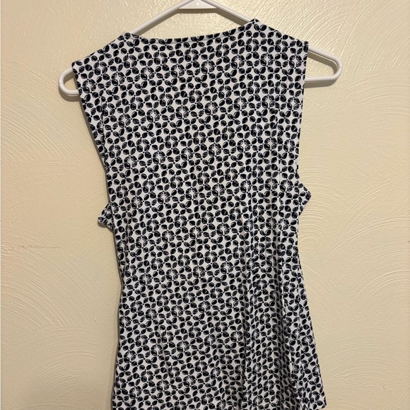 Talbots Black and White Wrap Blouse - Picture 8 of 8